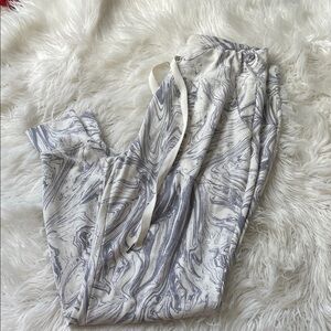 Freely Marble Pattern Joggers